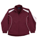 Legend Adults Warm Up Jacket JK53 Casual Wear Winning Spirit XS Maroon/White 