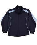 Legend Adults Warm Up Jacket JK53 Casual Wear Winning Spirit XS Navy/Sky Blue 