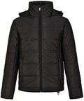 Winning Spirit Unisex Sustainable Seamless Parka Jacket JK58 Casual Wear Winning Spirit XXS Black 