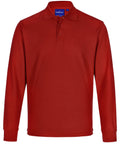 Winning Spirit Traditional Poly/Cotton Unisex Polo Shirt PS12 Casual Wear Winning Spirit Red XS 