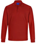 Winning Spirit Traditional Poly/Cotton Unisex Polo Shirt PS12 Casual Wear Winning Spirit Red XS 