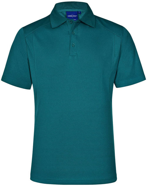 Winning Spirit Lucky Bamboo Polo Men's Ps59 Casual Wear Winning Spirit Teal S 