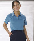 Winning Spirit Lucky Bamboo Polo Ladies Ps60 Casual Wear Winning Spirit Artic Blue 8 