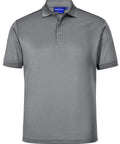 Winning Spirit Men's Sustainable Poly/Cotton Corporate Polo Shirt PS91 Casual Wear Winning Spirit Ash XS 