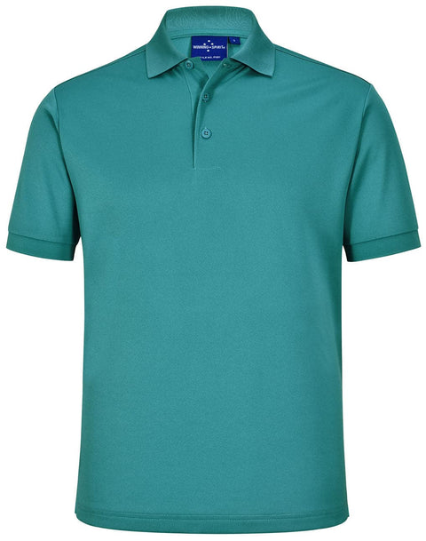 Winning Spirit Men's Sustainable Poly/Cotton Corporate Polo Shirt PS91 Casual Wear Winning Spirit Teal XS 