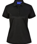 Winning Spirit Ladie's Sustainable Poly/Cotton Corporate Polo PS92 Casual Wear Winning Spirit Black 8 