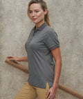 Winning Spirit Ladie's Sustainable Poly/Cotton Corporate Polo PS92 Casual Wear Winning Spirit Ash 8 