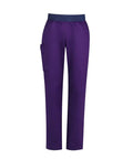 Biz Care Riley Womens Straight Leg Scrub Pant CSP047LL Health & Beauty Biz Care XS Purple 
