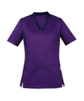 Biz Care Riley Womens V-Neck Scrub Top CST043LS - Simply Scrubs Australia