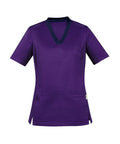 Biz Care Riley Womens V-Neck Scrub Top CST043LS - Simply Scrubs Australia
