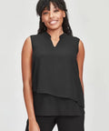 Biz Collection Seville Womens Sleeveless Layered Blouse RB260LN - Flash Uniforms 
