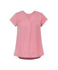 Biz Corporate's Kayla V-Neck Pleat Blouse RB967LS Biz Corporates