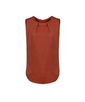 Biz Corporates Estelle Pleat Blouse RB973LN Corporate Wear Biz Corporates 4 Auburn 
