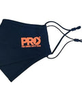 Pro Choice  Reusable 3 Layer Face Mask With Adjustable Ear Loops 100% Cotton X20 - RFM-BK PPE Pro Choice BLACK  