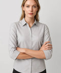 Biz Corporates Charlie Women's 3/4 Sleeve Shirt RS968LT Biz Corporates
