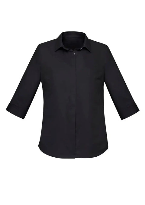 Biz Corporates Charlie Women's 3/4 Sleeve Shirt RS968LT Biz Corporates