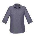 Biz Corporates Charlie Women's 3/4 Sleeve Shirt RS968LT Biz Corporates