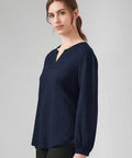 Biz Corporates Ruche Long Sleeve Blouse RU568LL Biz Corporates