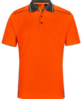 Unisex Hi-Vis Bamboo Charcoal Vented SS Polo SW79 - Allsorts Workwear
