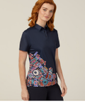 Water Dreaming Women's  Indigenous Corporate Polo Shirt CATUQV - Simply Scrubs Australia