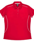 Aussie Pacific Kuranda Lady Polo Shirt 2323  Aussie Pacific RED/WHITE 6 