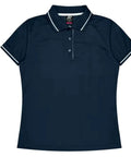 Aussie Pacific Cottesloe Lady Polo Shirt 2319  Aussie Pacific NAVY/WHITE 6 