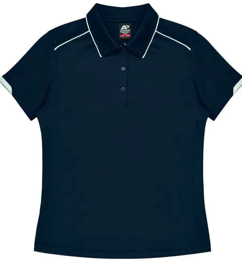 Aussie Pacific Currumbin Lady Polo Shirt 2320  Aussie Pacific NAVY/WHITE 6 