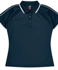 Aussie Pacific Double Bay Lady Polo Shirt 2322  Aussie Pacific NAVY/WHITE 6 