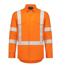 Syzmik Workwear Men's Flame Lightweight Ripstop X Back Taped Shirt ZW187 Metro Workwear.