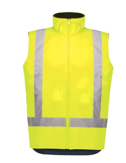 SYZMIK Unisex Hi Vis Waterproof Reversible Vest ZV228