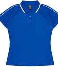 Aussie Pacific Double Bay Lady Polo Shirt 2322  Aussie Pacific ROYAL/WHITE 6 