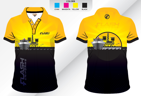 Custom Sublimated Mining Polo Shirt SP33  Sublimation   