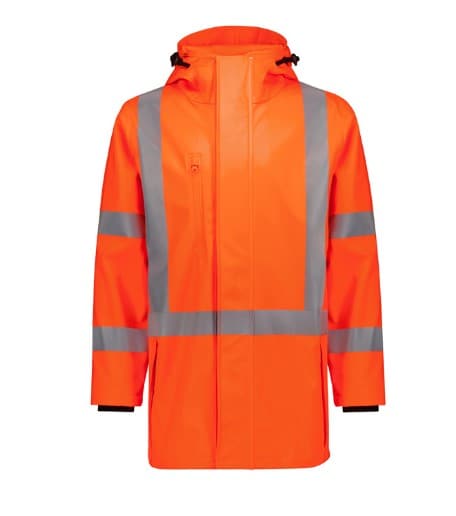 SYZMIK Men's Hi Vis X Back Heavy Duty Waterproof Jacket ZJ620