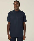 Next-Gen Antibacterial Doherty Mandarin Collar Scrub Top CATRFN - Simply Scrubs Australia