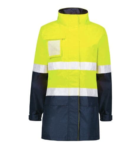 Syzmik Workwear Women's Hi Vis Ultralite Waterproof Jacket ZJ757