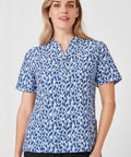 Biz Care Women's Florence Stardust Print Tunic CS450LS  Simply Scrubs Australia