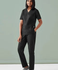Biz Care Riley Womens Straight Leg Scrub Pant CSP047LL Health & Beauty Biz Care XXS Black 