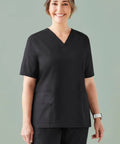 Women's Anti-Bacterial Silver Tokyo V-Neck Scrub Top CST141LS - Simply Scrubs Australia