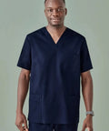 Mens Tokyo Anti-bacterial V-Neck Scrub Top CST141MS - Simply Scrubs Australia