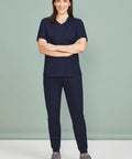 Biz Care Women's Beauty Therapist Tunic Scrub Top CST240LS - Flash Uniforms 