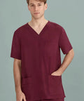Biz Care Mens Avery V-Neck Nurse Scrub Top CST945MS  Simply Scrubs Australia