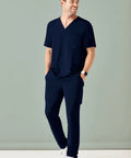 Biz Care Mens Avery V-Neck Nurse Scrub Top CST945MS  Simply Scrubs Australia