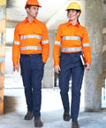 Unisex Cotton Stretch Rip-Stop Work Pants WP26 Work Wear Australian Industrial Wear   