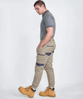 Unisex Cotton Stretch Drill Cuffed Work Pants WP28 Work Wear Australian Industrial Wear   