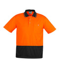 SYZMIK Unisex Hi Vis Basic Spliced Polo - Short Sleeve ZH231 - Allsorts Workwear