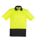 SYZMIK Unisex Hi Vis Basic Spliced Polo - Short Sleeve ZH231 - Allsorts Workwear