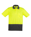 SYZMIK Unisex Hi Vis Basic Spliced Polo - Short Sleeve ZH231 - Allsorts Workwear