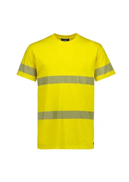SYZMIK Men's Hi Vis Segmented Tape Cotton Tee Shirt ZH510 - Allsorts Workwear