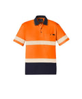 SYZMIK Unisex Hi Vis Segmented Tape Short Sleeve Polo ZH535 - Allsorts Workwear