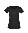 Womens Streetworx Tee Shirt ZH735 Work Wear Syzmik Black XS 